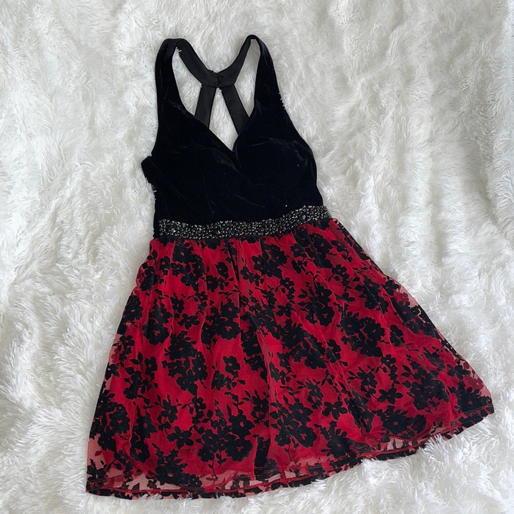 Jodi Kristopher Velvet Dress